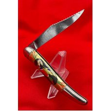 Vintage Imperial PROV USA 1-Blade Texas Toothpick w/Foil Scales Flying Mallard c.1946-56 Vintage Imperial PROV USA 1-Blade Texas Toothpick w/Foil Scales Flying Mallard c.1946-56