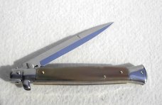 NEW FRANK BELTRAME 11" GENUINE BRAZILIAN HORN BAYONET BLADE ITALIAN STILETTO