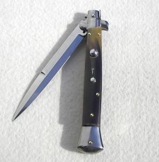 NEW FRANK BELTRAME 11" GENUINE BRAZILIAN HORN BAYONET BLADE ITALIAN STILETTO