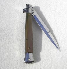 NEW FRANK BELTRAME 11" GENUINE BRAZILIAN HORN BAYONET BLADE ITALIAN STILETTO