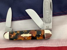Bulldog Brand 1999 Cattle Knife with Nice Synthetic Duck Feather Handles -NOS Bulldog Brand 1999 Cattle Knife with Nice Synthetic Duck Feather Handles -NOS