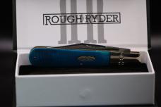 ROUGH RYDER BLACK & BLUE SERIES BARLOW RR2120 ROUGH RYDER BLACK & BLUE SERIES BARLOW RR2120