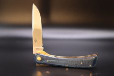 ROUGH RYDER FADED BLUE JEANS MICARTA WORK KNIFE RR2347 ROUGH RYDER FADED BLUE JEANS MICARTA WORK KNIFE RR2347