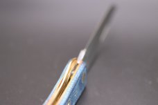 ROUGH RYDER FADED BLUE JEANS MICARTA WORK KNIFE RR2347 ROUGH RYDER FADED BLUE JEANS MICARTA WORK KNIFE RR2347