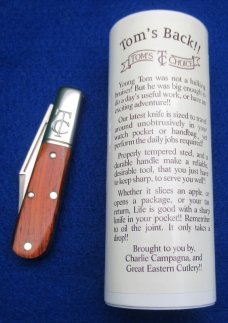 Great Eastern Cutlery. Tom's Back Charlie Campagna Choice SFO 141122. .........................(920)