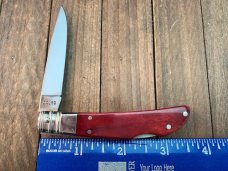 Kabar Dolphin Smooth Red Bone Lockback 1989