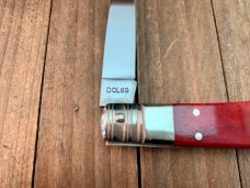 Kabar Dolphin Smooth Red Bone Lockback 1989