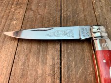 Kabar Dolphin Smooth Red Bone Lockback 1989