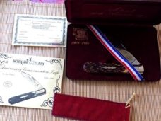 Schrade Cutlery Daddy Barlow 1904-1984 USA With Original leather Box, All papers