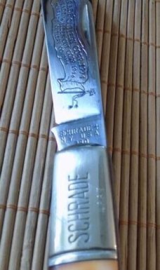 Schrade Cutlery Daddy Barlow 1904-1984 USA With Original leather Box, All papers