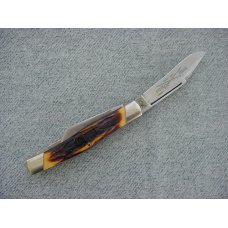 RARE CAMILLUS, NEW YORK, U.S.A., Large Locking, Staglon, Slant Bolsters, Etched Stockman's Knife MIB RARE CAMILLUS, NEW YORK, U.S.A., Large Locking, Staglon, Slant Bolsters, Etched Stockman's Knife MIB