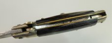 Vintage 1950s Small ROMANELLI Horn Scales Picklock Italian Stiletto Switch Blade 5 3/8 " Vintage 1950s Small ROMANELLI Horn Scales Picklock Italian Stiletto Switch Blade 5 3/8 "