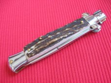 NEW ARMANDO BELTRAME 9" STAG Bayonet Blade ITALIAN STILETTO Knife NEW ARMANDO BELTRAME 9" STAG Bayonet Blade ITALIAN STILETTO Knife
