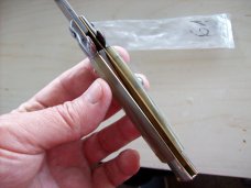 Renzo Beltrame 9 inch Honey Horn Stiletto Bayo Swivel Bolster Brand New Renzo Beltrame 9 inch Honey Horn Stiletto Bayo Swivel Bolster Brand New