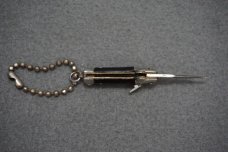 + Vintage RARE MINI LEVERLOCK AUTOMATIC STAINLESS STEEL Keychain Switchblade - Just 1 5/8" Closed! + + Vintage RARE MINI LEVERLOCK AUTOMATIC STAINLESS STEEL Keychain Switchblade - Just 1 5/8" Closed! +