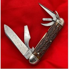 Vintage ULSTER KNIFE CO 4-Blade #1502 “Official” Boy Scouts of AmericCamp/Utility Pocket Knife Vintage ULSTER KNIFE CO 4-Blade #1502 “Official” Boy Scouts of AmericCamp/Utility Pocket Knife