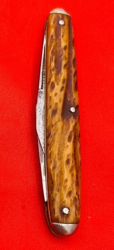 Vintage HUMASON & BECKLEY2-Blade Equal End Senator Pen Pocket Knife c.1852-1916 Green Bone Vintage HUMASON & BECKLEY2-Blade Equal End Senator Pen Pocket Knife c.1852-1916 Green Bone