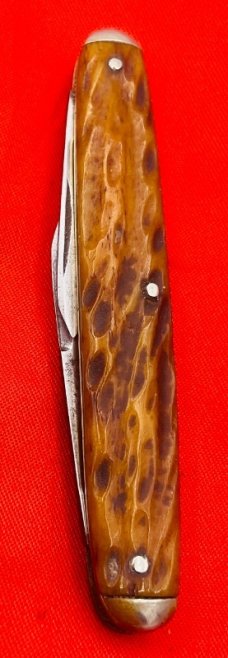 Vintage HUMASON & BECKLEY2-Blade Equal End Senator Pen Pocket Knife c.1852-1916 Green Bone Vintage HUMASON & BECKLEY2-Blade Equal End Senator Pen Pocket Knife c.1852-1916 Green Bone