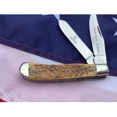 Vintage 1977 Queen Master Cutler Collection Small Trapper Pocket Knife w/ Beautiful Handles Vintage 1977 Queen Master Cutler Collection Small Trapper Pocket Knife w/ Beautiful Handles