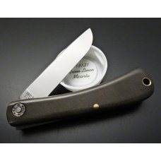 Great Eastern Cutlery #71 Bullnose Sodbuster Green Linen Micarta GEC 715121