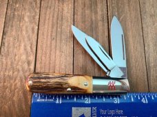 Henckels by Boker 3 Blade Stag Barlow Solingen Germany Henckels by Boker 3 Blade Stag Barlow Solingen Germany