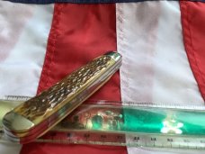 Vintage 1977 Queen Master Cutler Collection Trapper Pocket Knife w/ Beautiful Handles Vintage 1977 Queen Master Cutler Collection Trapper Pocket Knife w/ Beautiful Handles