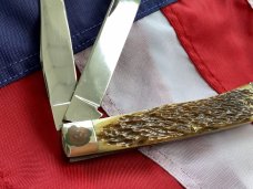Vintage 1977 Queen Master Cutler Collection Trapper Pocket Knife w/ Beautiful Handles Vintage 1977 Queen Master Cutler Collection Trapper Pocket Knife w/ Beautiful Handles