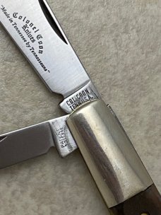 Original Colonel Coon Knives Col. Coon Tenn. USA Bone Barlow Knife in Box