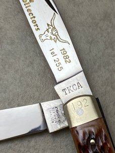 C. Schlieper German Eye Germany Bone TKCA 1982 1 of 255 Trapper Knife C. Schlieper German Eye Germany Bone TKCA 1982 1 of 255 Trapper Knife