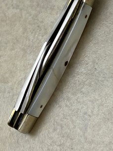 Queen Steel #54 Pearl Mini Stockman Knife 