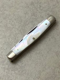 Queen Steel #54 Pearl Mini Stockman Knife 