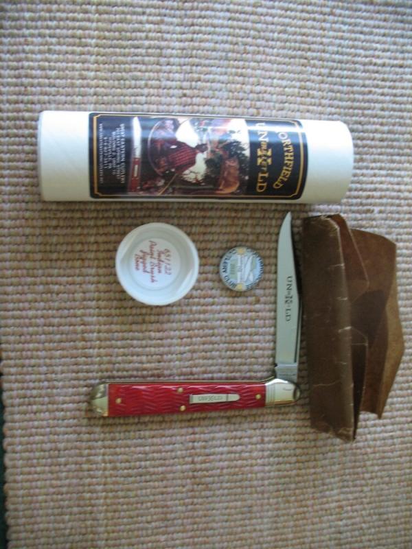 GREAT EASTERN CUTLERY BULLET SHIELD BEN HOGAN 651122 ONLY 30 MADE RED INDIAN PAINT HDL LOTS EXTRAS 