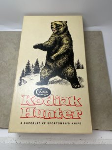 Case XX USA Stag Kodiak Hunter Fixed Blade Sheath Knife in Box Pre-1979. Case XX USA Stag Kodiak Hunter Fixed Blade Sheath Knife in Box Pre-1979.
