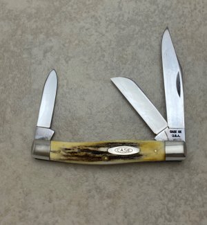 Case XX USA Stag 5332 Stockman Knife 1965-69