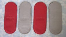 4 ITALIAN LEATHER AGA CAMPOLIN ITALY EMBOSSED SWITCHBLADE KNIFE POUCHES 4 ITALIAN LEATHER AGA CAMPOLIN ITALY EMBOSSED SWITCHBLADE KNIFE POUCHES