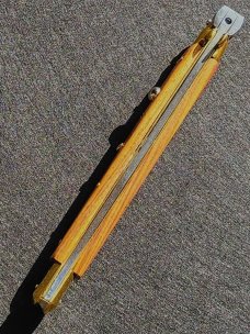 Frank Beltrame. 13" Tulip Wood Italian Automatic Stiletto Frank Beltrame. 13" Tulip Wood Italian Automatic Stiletto