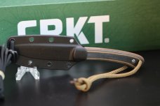 CRKT Folts Biwa Fixed Blade Knife Brown/Black G-10 (3" Satin) CRKT Folts Biwa Fixed Blade Knife Brown/Black G-10 (3" Satin)
