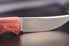 Ontario Knife Company 8699 Robeson Heirloom Series, Trailing Point Hunter Fixed, Satin D2 Blade
