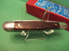 Queen Cutlery Titusville Pa Curly Zebra Swell Center Whittler Pattern # 48 Queen Cutlery Titusville Pa Curly Zebra Swell Center Whittler Pattern # 48