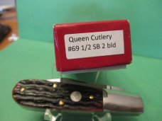 Queen Amber Stag Bone Barlow Pattern # 69 1/2 Queen Amber Stag Bone Barlow Pattern # 69 1/2