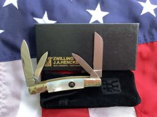 J A Henckels Congress Knife w/ Beauty Mother of Pearl Handles - NOS in Orig Box +leather pouch & COA J A Henckels Congress Knife w/ Beauty Mother of Pearl Handles - NOS in Orig Box +leather pouch & COA