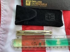 J A Henckels Congress Knife w/ Beauty Mother of Pearl Handles - NOS in Orig Box +leather pouch & COA J A Henckels Congress Knife w/ Beauty Mother of Pearl Handles - NOS in Orig Box +leather pouch & COA