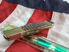 J A Henckels Congress Knife w/ Beauty Mother of Pearl Handles - NOS in Orig Box +leather pouch & COA J A Henckels Congress Knife w/ Beauty Mother of Pearl Handles - NOS in Orig Box +leather pouch & COA