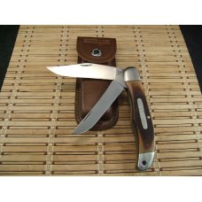 SCHRADE OLD TIMER 25OT FOLDING HUNTER U.S.A. HIGH CARBON STEEL DOUBLE BLADE FOLDING KNIFE & SHEATH SCHRADE OLD TIMER 25OT FOLDING HUNTER U.S.A. HIGH CARBON STEEL DOUBLE BLADE FOLDING KNIFE & SHEATH