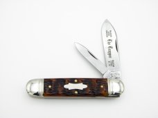Maher & Grosh #0120 The Trapper by Great Eastern; 3 3/4” closed, Jigged bone handles