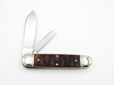 Maher & Grosh #0120 The Trapper by Great Eastern; 3 3/4” closed, Jigged bone handles