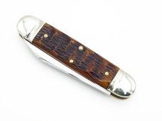 Maher & Grosh #0120 The Trapper by Great Eastern; 3 3/4” closed, Jigged bone handles