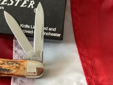 1991 Winchester (by Queen) Hump Back / Balloon Whittler (Mdl#3902 S) w/ Super Stag Handles 1991 Winchester (by Queen) Hump Back / Balloon Whittler (Mdl#3902 S) w/ Super Stag Handles