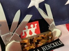 Vintage J A Henckels 5 Blade Canoe w/ Dark Brown to Light Brown Pattern Handles -NM -NICE ONE! Vintage J A Henckels 5 Blade Canoe w/ Dark Brown to Light Brown Pattern Handles -NM -NICE ONE!