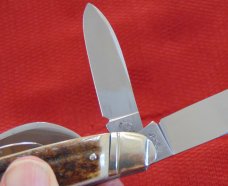 MINT CONDITION BULLDOG BRAND 1ST GEN. LARGE CONGRESS TOBACCO KNIFE GENUINE STAG ENGLISH STEEL 1985 MINT CONDITION BULLDOG BRAND 1ST GEN. LARGE CONGRESS TOBACCO KNIFE GENUINE STAG ENGLISH STEEL 1985